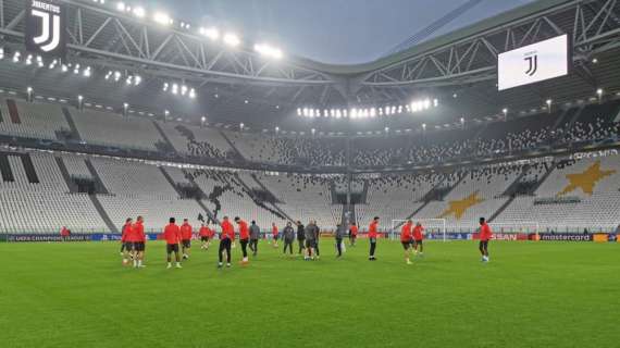 TMW - Lokomotiv, rifinitura all'Allianz Stadium in vista della Juventus