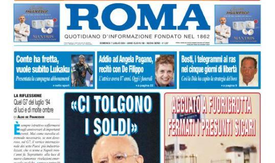 Napoli, Il Roma di spalla: "Conte ha fretta, vuole subito Lukaku"