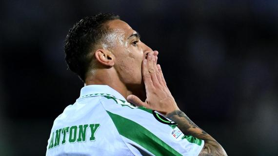 Betis, Antony: "Qui felice, ma ho ancora un contratto con lo United. Non so cosa accadrà"