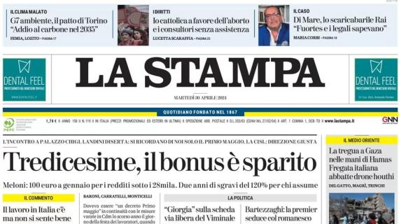 La Stampa: "Dalla Champions alla Coppa: Juve, il futuro si decide a Roma"