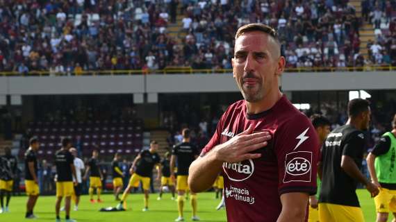 Ribery dopo l'addio al calcio: "Grazie Salerno, grazie tifosi. È stata una giornata bellissima"