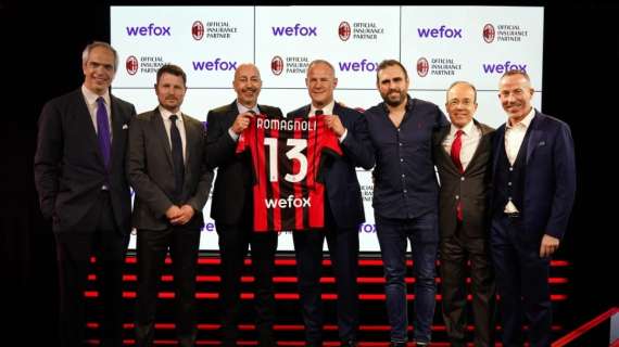 Milan, Wefox nuovo Premium Partner e primo Back-of-Shirt Partner del club: il comunicato