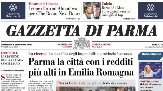 La Gazzetta di Parma: "Bernabé e Man: i due gioielli crociati sono già al top"