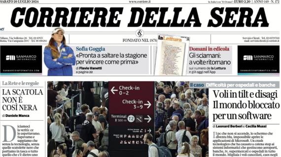 Corriere della Sera: "La mossa della Lega A: impugna la delibera sui pesi elettorali"