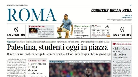 Il Corriere di Roma sulle parole di Mou post Praga: "Tutto da rifare, partita disastrosa"