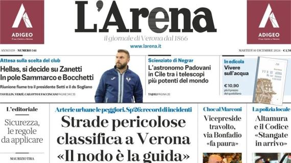 Hellas Verona, Zanetti è in bilico. L'Arena in apertura: "In pole Sammarco e Bocchetti"