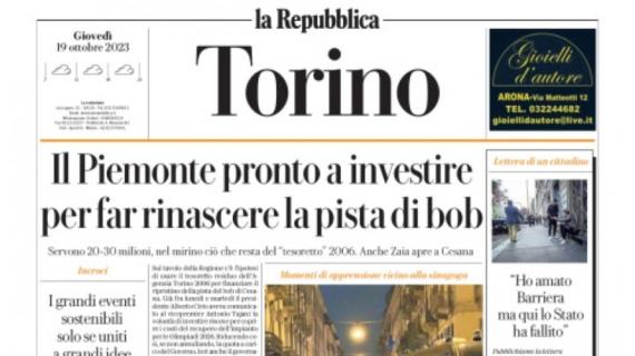 La Repubblica Torino: "Torino contro Milano, doppia sfida in Serie A"