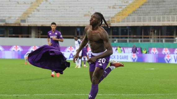 Fiorentina, prima tripletta in carriera per Kean: "Cercavo quest'emozione da tanto"