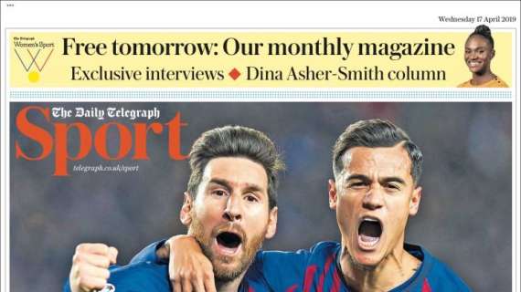 Il Daily Telegraph e l'eliminazione del Man United: "Barca masterclass"