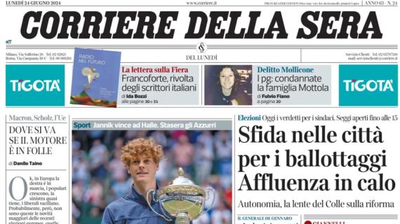 Corriere della Sera: "Italia-Croazia questa sera: tocca a Retegui in attacco?"