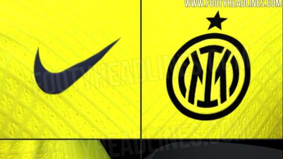 Footy Headlines - Leak della terza maglia dell'Inter 2022/23: è giallo fluo con dettagli neri