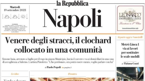 la Repubblica (Napoli) dura contro la squadra di Garcia: "Il Napoli ha perso il padre"