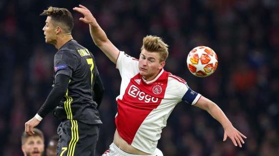 Ajax, De Ligt: "Felice del pari, con la Juve ci giocheremo tutto al ritorno"
