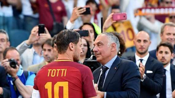 Roma, Pallotta su Totti: "Forse gli serve tempo. Offerto il ruolo da dt"
