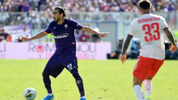 Fiorentina, Caceres: "Calendario difficile, oggi vogliamo i tre punti"