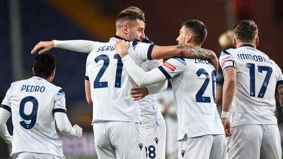 Lazio travolgente, Sampdoria stesa dal Sarri-ball: è 3-0 al 45', doppietta di Immobile