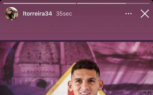 Fiorentina, addio Torreira. Il giocatore su Instagram: foto in maglia viola e segno del silenzio