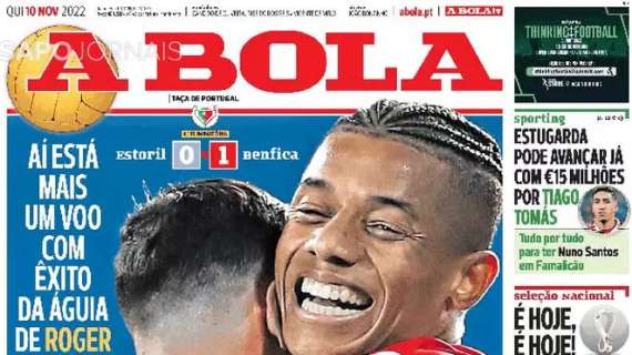 Le aperture portoghesi - Neres fa volare il Benfica in coppa: 1-0 all'Estoril delle Aquile