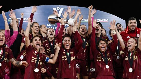 La Roma conquista la Supercoppa: 3-1 alla Fiorentina. Le immagini più belle del match