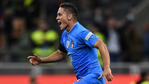 Raspadori astro nascente dell'Italia. Dal suo esordio già quattro volte in gol