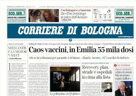 Corriere di Bologna in taglio basso: "Sfida Sinisa: questa Juve si può battere"