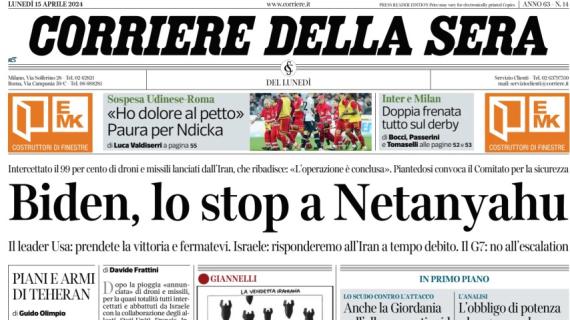 CorSera titola sui pareggi rimediati da Milan e Inter: "Doppia frenata, tutto sul derby"