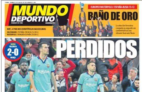 Barcellona ko a Valencia, Mundo Deportivo: "Perdidos"