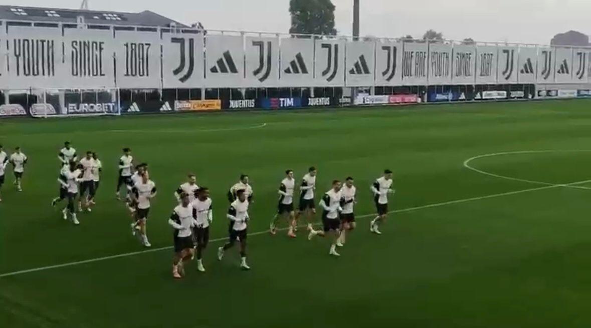 Juve domani al Bernabeu col Real Madrid: anche Burgess alla rifinitura. Le immagini