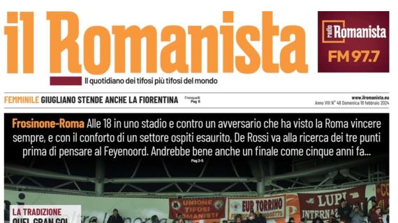 Il Romanista: "Occasione Baldanzi, in uno stadio dove la Roma ha sempre vinto"