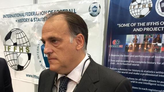 Tebas ancora contro la Superlega: "Non sarà morta finché Florentino sarà al Real"