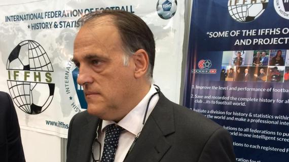 Tebas dal Social Football Summit di Roma: "Non ho cambiato la mia idea sulla Superlega"