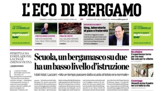 L'Eco di Bergamo: "Singo in arrivo, giovedì il saluto ai tifosi"