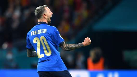 Italia-Inghilterra 1-1, Chiesa ko per un colpo alla caviglia: Mancini inserisce Bernardeschi