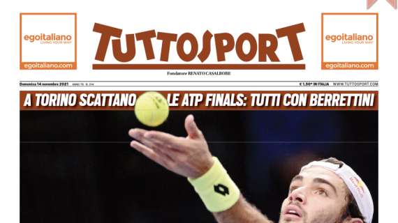 L'apertura di Tuttosport sulla nazionale di Mancini: "Un'altra Italia a Belfast"