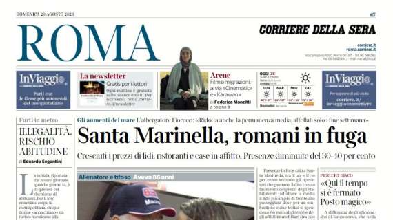 Corriere di Roma omaggia Mazzone con Totti: "Grazie di tutto, per sempre nel mio cuore"
