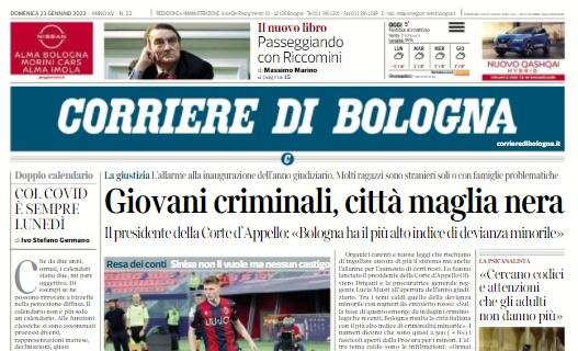 Corriere di Bologna: "La crisi, i casi Skov e Dijks. I giorni difficili dei rossoblù"