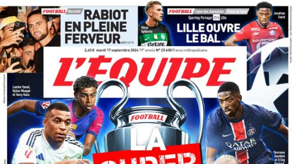 L'Equipe titola in prima pagina: "La super Champions League"