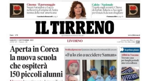 Il Tirreno: "Tegola sugli azzurri, Chiesa dà forfait. Fiducia a Zaccagni"