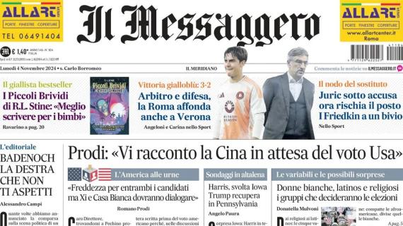 Il Messaggero: "Roma, Juric sotto accusa ora rischia il posto. I Friedkin a un bivio"