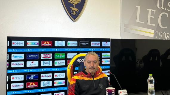 Lecce, Giampaolo: “Rischi del possesso? Il calcio è fatto per giocare”