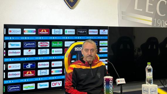 Lecce, Giampaolo: “Ci sono tante cose da fare ma il tempo non si può comprare”