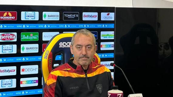 Lecce, Giampaolo: "Abbiamo saputo soffrire. Ho visto lo spirito giusto"