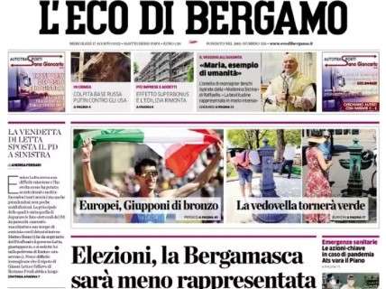 L'Eco di Bergamo: "Atalanta, trattativa lampo: dall'Udinese arriva Soppy"