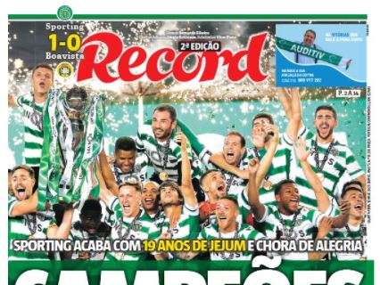 Le aperture portoghesi - Lo Sporting torna campione 19 anni dopo l'ultima volta