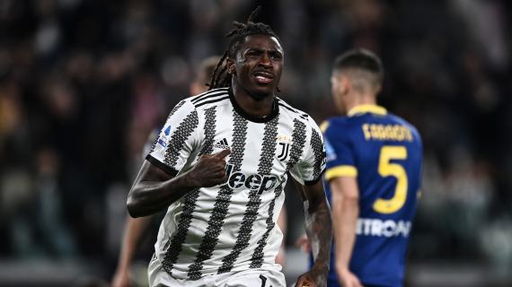 La dura legge di Kean punisce ancora il Verona: la Juventus vince e accorcia sul quarto posto