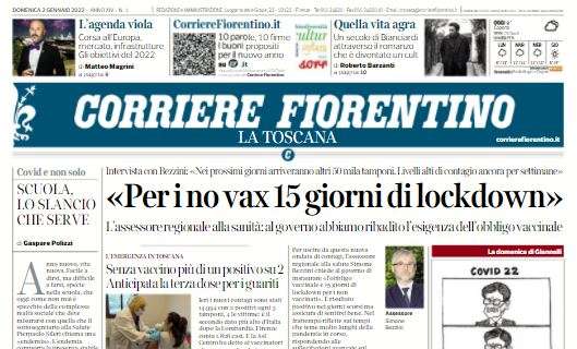 Corriere Fiorentino: "L'agenda viola. Corsa all'Europa, mercato e infrastrutture"
