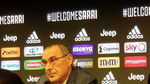 Sarri: "L'emozione c'è, ma la Juve non ha preso un tecnico dai dilettanti"