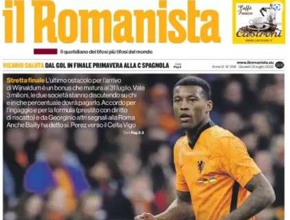 Il Romanista sull'arrivo di Wijnaldum: "Gini Tonic"
