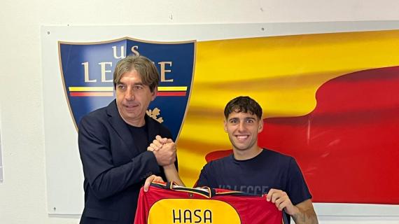 Lecce, Hasa si presenta: "Ho tantissima voglia, aspetto la Serie A da una vita"