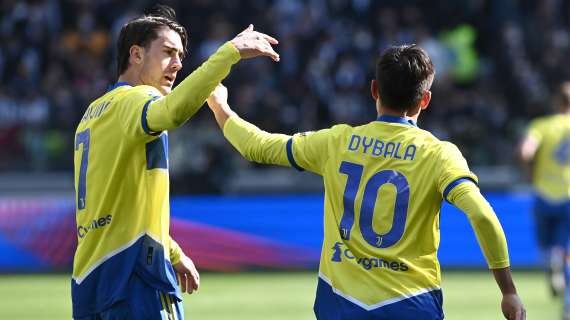 La rimonta della Juve non si ferma: Dybala e Vlahovic show, è 2-0 alla Salernitana al 90'